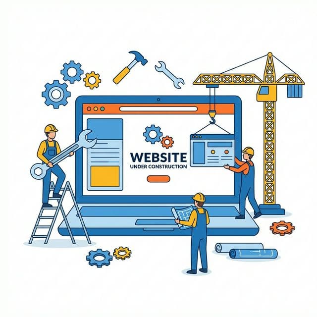Web sitesi yapım aşamasında