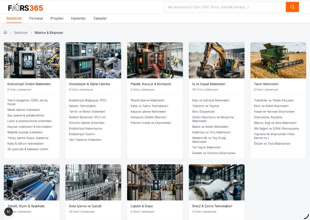 Fairs365 Tablet View
